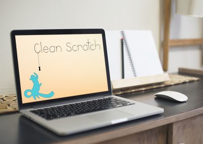 Clean Scratch Typeface